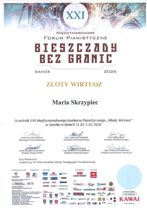 Miniaturka artykułu Międzynarodowy sukces naszej uczennicy!